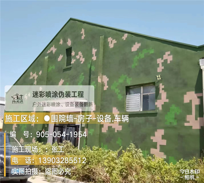 邵阳外墙数码迷彩漆施工报价清单（100㎡标准墙面测算）